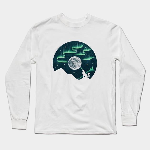 Arctic Tune Long Sleeve T-Shirt by enkeldika2